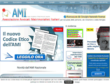 Tablet Screenshot of ami-avvocati.it